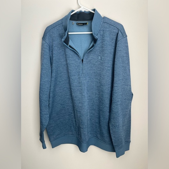 Under Armour Other - Under Armour Men's 1/4 Zip Sweater Light Blue XXL